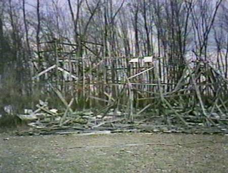 Hi-Way Drive-In Theatre - Original Screen Destroyed By Storm In April 1996 (newer photo)